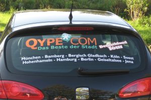 Qype-Deutschland-Tour Aufkleber
