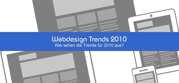 Webdesign Trends 2010
