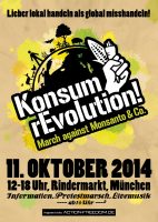 Konsum rEvolution! March Against Monsanto – München am 11. Oktober 2014