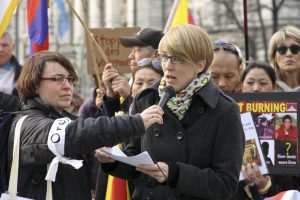 München zeigt Flagge für Tibet 2015