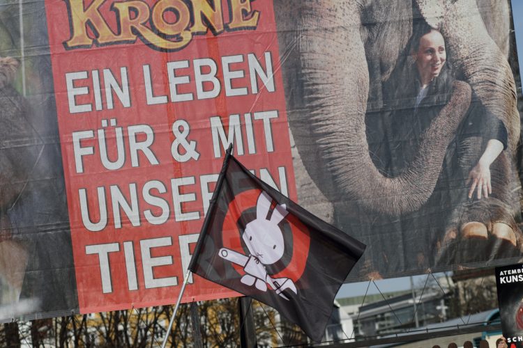 Mega-Demo für tierfreien Zirkus in München (25.02.2017)